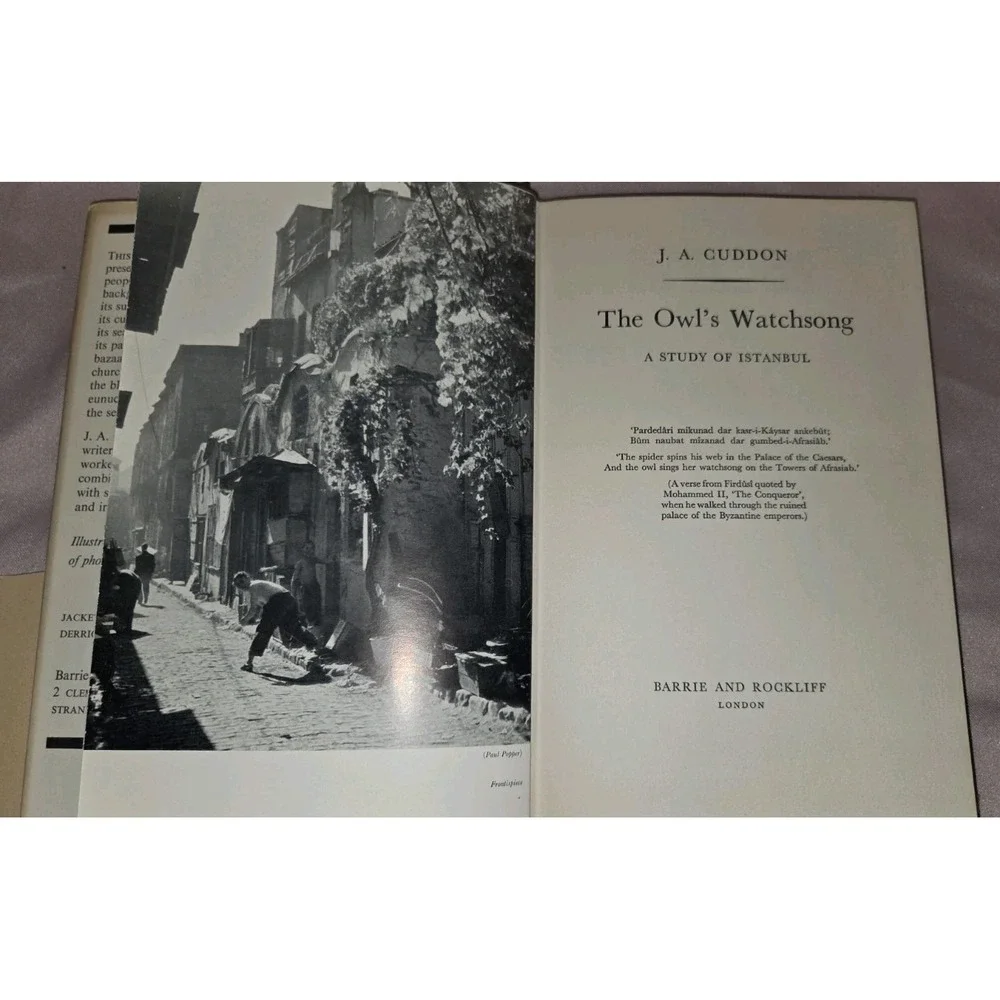The Owl's Watchsong: A Study of Istanbul by J.A. Cuddon